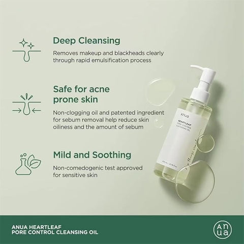 ANUA Heartleaf Pore Control Cleansing Oil